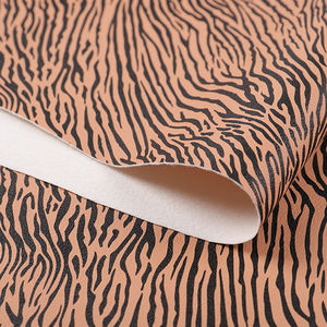 نسيج بولي كلوريد الفينيل جلد اصطناعي ناعم حمار وحشي طباعة حيوانات لحقيبة اليد ملابس-لإكسسوارات الموضة - Product Image 4