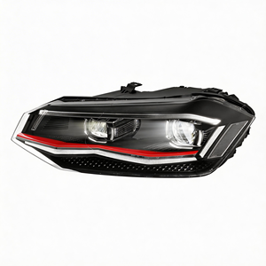 Nuovo Faro a LED DRL Xenon Modificato 12V 19-24 per <span class=keywords><strong>Volkswagen</strong></span> <span class=keywords><strong>Polo</strong></span> 6 MK6, Temperatura Colore 6000K, Plug+Play, 4000 Lm - Product Image 1