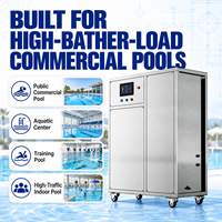 150G/H Hochleistungs-Ozon-Generator für gewerbliche Schwimmbäder mit SPS-Steuerung zur Wasseraufbereitung und Desinfektion