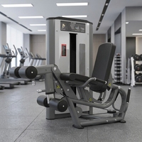 TZFITNESS TZ-X8203 Machine à extensions de jambes assises et à curls de jambes couchées à charge par poulie, double fonction pour un entraînement complet des jambes