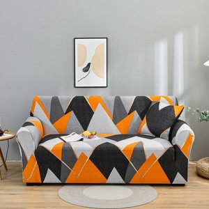Fundas de <span class=keywords><strong>sofá</strong></span> en forma de L con estampado de celosía cuadrada para sala de estar, Protector antipolvo, asiento elástico, fundas universales para <span class=keywords><strong>sofá</strong></span> - Product Image 6