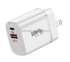 30W <b>USB</b> <b>C</b> Fast Charging <b>Adapter</b> Mobile Phone QC3.0 <b>USB</b> Wall Charger <b>Type</b>-<b>C</b> Travel Smartphone Charger - Product Image 6