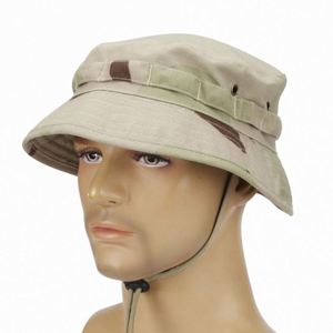 Sombrero de Pescador Unisex para Exteriores, Sombrero de Camuflaje Estilo Safari para Hombre con Cuerda, Venta al Por Mayor - Product Image 5