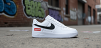 Chaussures de basketball unisexes For Force 1 Low Blanc Noir Box Logo, décontractées, respirantes, à lacets, avec semelle intermédiaire en EVA et doublure en coton