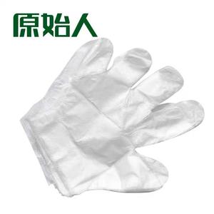 Gants jetables transparents en plastique PE de qualité alimentaire, épais, pour la cuisine, la restauration, le camping, la protection hygiénique, 50 pièces par paquet - Product Image 4