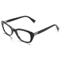 Monture de lunettes optiques Elan Optical YB9306 de haute qualité, style rétro, petites lunettes ovales œil de chat, monture intégrale en acétate pour femmes