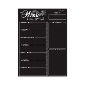 Calendrier magnétique personnalisé pour réfrigérateur, liste de courses magnétique, outil de rangement pour cuisine, vente en gros, offre spéciale,