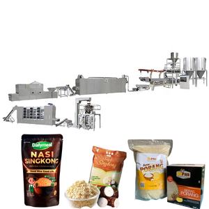 Ligne de traitement du riz fortifié à faible teneur en protéines, nouvelle condition, extrudeuse de riz artificiel à chauffage électrique haute capacité pour la farine - Product Image 2