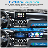 Écran autoradio Android 10,25 pouces pour Mercedes Classe A, B, C, E, GLA, CLA, GPS intégré, Carplay, autoradio multimédia, lecteur DVD