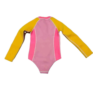 Traje de Buceo Acanalado de 2mm para Bebé Niña, Protección UV, Impermeable, Ecológico, de Secado Rápido, con Cremalleras y Cordones en V, Servicio OEM - Product Image 2