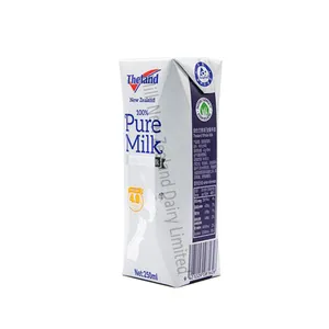 UHT 흰 우유 250ml 전체 우유 4.0 100% 천연 가공 우유와 도매 합리적인 가격 수출 준비 주문 MOQ
