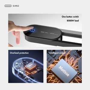 Sistema di Alimentazione a Binario Intelligente Rimovibile da Parete Gler con 5 Prese per Cucina Industriale e Mobili - Product Image 6