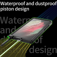 Glscase casing tahan air penutup 360 pelindung layar tahan guncangan kualitas tinggi penjualan TERBAIK UNTUK Samsung S20 S10 Note 10 Note 20