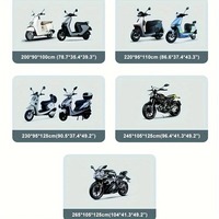 Housse de moto de haute qualité, imperméable, avec protection UV, protection contre le soleil et la pluie