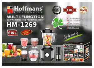 Hoffmans 6-in-1 Multifunktions-Küchenmaschine 1200W Hochleistungs-Mixer Fleischzerkleinerer Set für den Afrikanischen Markt - Product Image 5