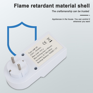 <span class=keywords><strong>Prise</strong></span> intelligente numérique multifonctionnelle LEM-D2 avec 7 boutons, 3500W, prend en charge une charge de 16A, batterie de secours NIMH, certifiée CE - Product Image 6