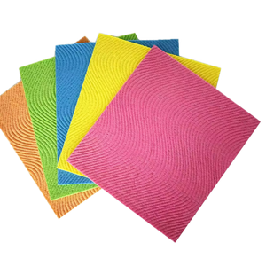 Paño de Cocina Cuadrado de Pulpa de Madera Engrosada Multicolor KALLE, Paño de Limpieza Antiadherente, Paño Húmedo Alemán No Tejido - Product Image 1