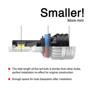 Kit de Conversión de Faros Delanteros LED Súper Brillantes M2 H4, Chip LED Potente H1 CR-EE de 28 W y 6000 LM, Bombilla LED para Automóvil - Product Image 3