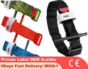 Torniquete CAT de Emergencia y Primeros Auxilios Personalizable Gen7 de 95 cm con Tensor de Plástico y Metal y Bolígrafo en Negro, Azul, Naranja y Verde - Product Image 4