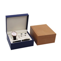 Ensemble de rangement pour feutres avec boîte en bois MDF faite à la main, cadre photo rectangulaire, cadeau, logo personnalisé - Couleurs personnalisées et gravure laser