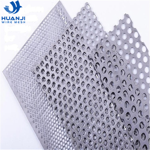 Maille métallique perforée en acier galvanisé et inoxydable à trous ronds de 1 mm et 2 mm, service de pliage pour filtres, design décoratif en nid d'abeille - Product Image 2