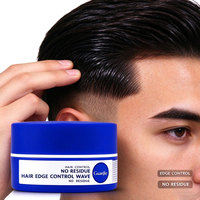 Cire coiffante professionnelle à marque privée, tenue extra forte, gel coiffant pour le contrôle des bords, pommade capillaire