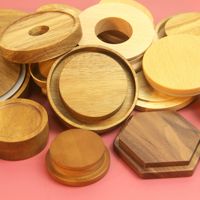 Pot de conservation en verre avec couvercle en bois, bouteille en céramique avec couvercle en bambou et pot à bougie pour fête, couvercle en bois hermétique