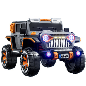 Grande <span class=keywords><strong>voiture</strong></span> <span class=keywords><strong>électrique</strong></span> pour enfants avec ceinture <span class=keywords><strong>de</strong></span> sécurité 5 points, télécommande, monster truck pour enfants - Product Image 3