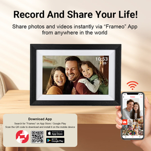 สั่งซื้อจำนวนมาก กรอบรูปดิจิตอลไม้ระบบแอนดรอยด์ขนาด 10.1 นิ้ว หน้าจอสัมผัส ใช้แอป Frameo กรอบรูปดิจิตอลไม้ - Product Image 4