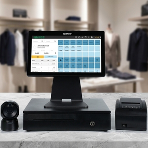 HBAPOS Q2 touch screen pos registratore di cassa tutto in un sistema pos per un negozio di alimentari. - Product Image 1