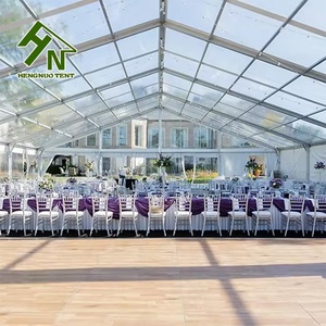 Tente de réception extérieure grand format pour exposition, mariage, événement, abri solaire, 20 x 40 m, pour 200 à 500 personnes - Product Image 5