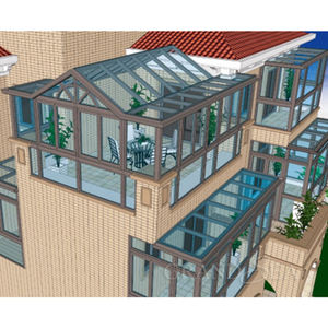 Канада НПВХ настенная крыша, пластик, поликарбонат, круглый австралийский стандарт, готовый алюминиевый корпус, Солнцезащитная комната для четырех сезонов - Product Image 2