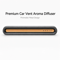 Diffuseur de parfum pour voiture en métal minimaliste, style épuré, support de parfum en alliage pour véhicule, vente en gros B2B, exportation directe usine