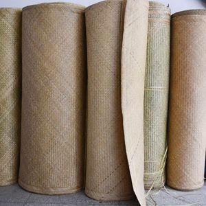 Hand Woven Bamboo Mats Natural Handmade Bed Sheet Home Decoration Ceiling Mat Small Edging Bamboo Strips Lining - Product Image 1
