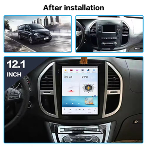 4 + 128G Ecran Tesla pour <span class=keywords><strong>Mercedes</strong></span>-Benz 2016 20017 2018 Vito Android 9 Lecteur multimédia de voiture GPS Navi Audio Radio Stereo - Product Image 2