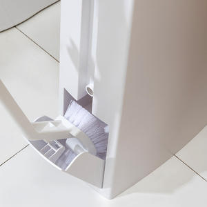 अल्ट्रा-थिन कोने का कचरा घर के उपयोग के लिए बाथरूम और शौचालय का उपयोग प्लास्टिक कवर किए गए भंडारण बाल्टी - Product Image 4