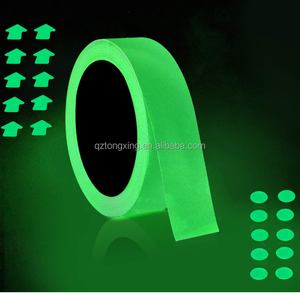 Película de vinilo autoadhesiva luminosa, cinta reflectante oscura con brillo fotoluminiscente, pegatinas de advertencia de seguridad, tipo de holograma - Product Image 1