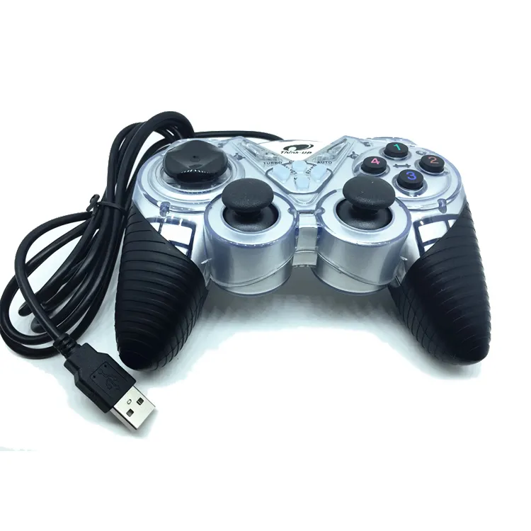 Kustom Joypad Kontroler Game Pc, Gamepad Murah, Joystick USB Berkabel