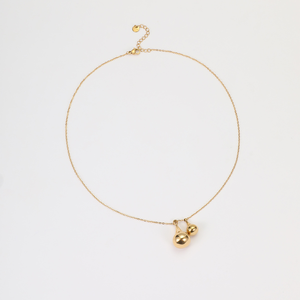 El collar de acero inoxidable con colgante de gota de agua es un accesorio ligero, lujoso y versátil con un diseño que no se decolora. - Product Image 5