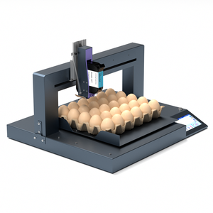 Imprimante jet d'encre automatique à tête unique <span class=keywords><strong>pour</strong></span> l'impression de codes-barres, logos et dates d'expiration sur les œufs - Product Image 1