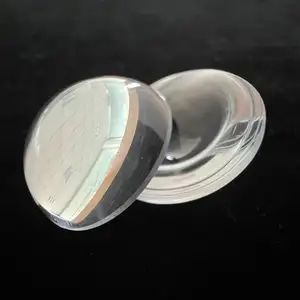 Ukuran Mini mikro K9 lensa safir kaca optik belahan bumi Diameter 1mm ~ 25mm fokus transparan setengah bola