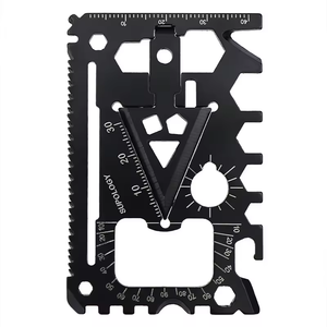Carte multi-outils 18-en-1 en acier inoxydable renforcé pour l'aventure en pleine nature, système portable EDC avec ouvre-boîte pour la randonnée et le camping - Product Image 2