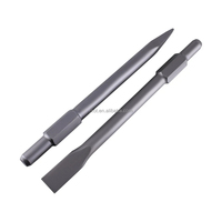 Ciseau de démolition hexagonal PH65A de 30 mm avec pointe en carbure pour travaux de maçonnerie et élimination de l'argile