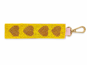 Porte-clés artisanal Sstringz avec visage souriant perlé, breloque de sac colorée et mignonne, accessoire cadeau personnalisé pour clés, sacs à dos et sacs à main - Product Image 4