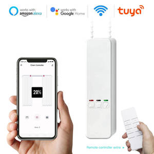 <span class=keywords><strong>Moteur</strong></span> intelligent Tuya pour ouverture de volets roulants, compatible Home Assistant, Wi-Fi, électrique, contrôle via application, pour stores et rideaux - Product Image 2
