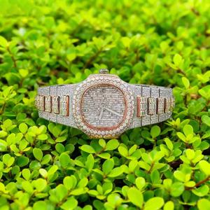 Groothandel Fabriek Luxe Diamant De Hoge Kwaliteit Vvs Moissanite Automatische Volledig Iced Out Super Mechanisch Horloge Voor Mannen - Product Image 4