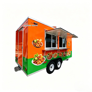 DOT CE Custom Made Dessert Trailer Galvanized Steel Full Kitchen For Factory <b>Direct</b> Ice Cream Fast Business Food Truck - Product Image 6