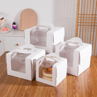 Emballage alimentaire soufflé pour gâteaux, pâtisseries et pizzas, facile à transporter, économique, avec doublure en éponge personnalisée, revêtement UV, gaufrage et matériaux recyclés