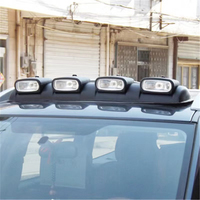 Projecteurs LED ultra-lumineux 88CM pour SUV, véhicules tout-terrain, pick-up, Jeep – Combinaison de feux de toit et de feux de rangée pour le tourisme