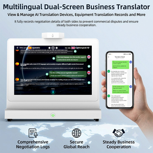 Traducteur intelligent à <span class=keywords><strong>double</strong></span> écran tactile de 10 pouces, traduction vocale instantanée avec 144 langues pour les réunions, les affaires et l'apprentissage - Product Image 4